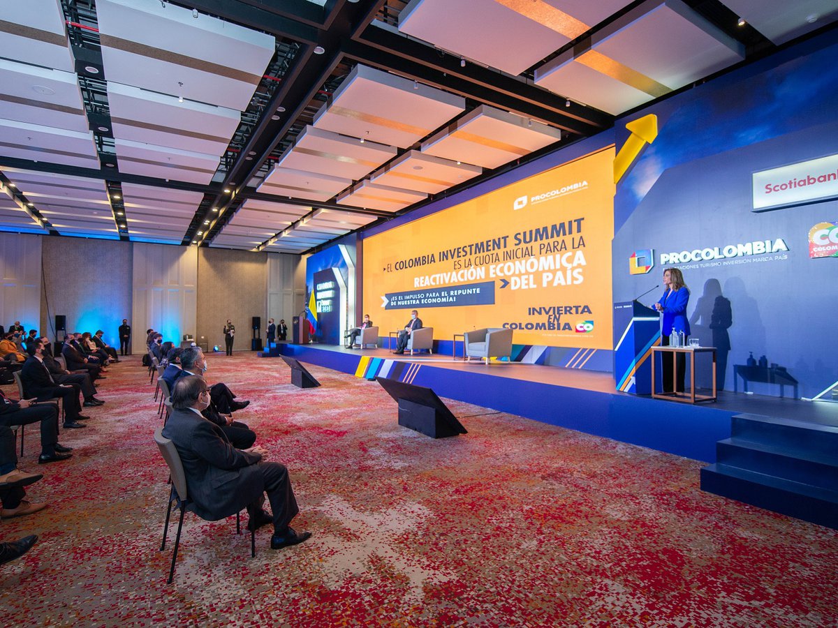 Colombia Investment Summit 2021 busca atraer 8.000 millones en